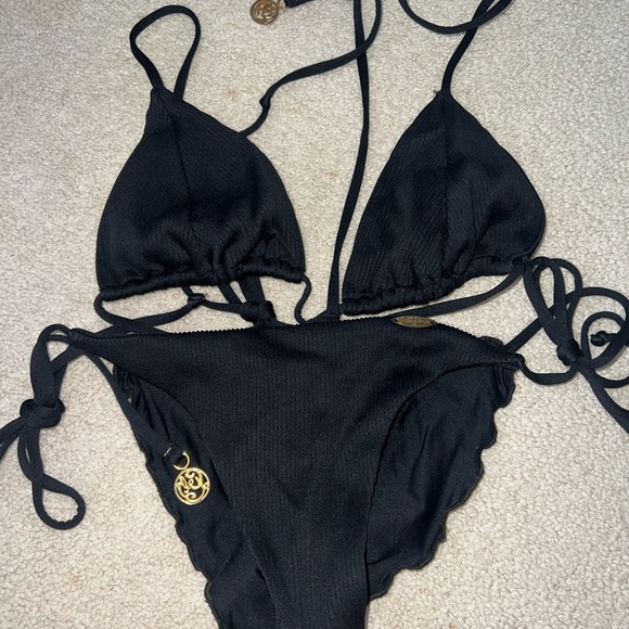 Luli Fama Black Bikini Set - Picture 1 of 4